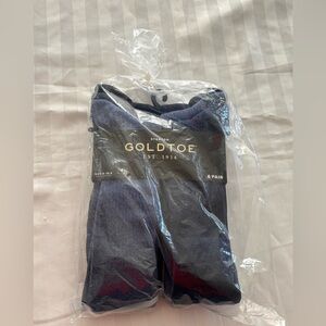 Stanton GOLD TOE EST. 1934 Size 6-12.5 Blue Socks (6 Pairs) [NWT]